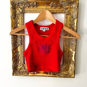 I.AM.GIA Hibiscus Vea Crop Tank